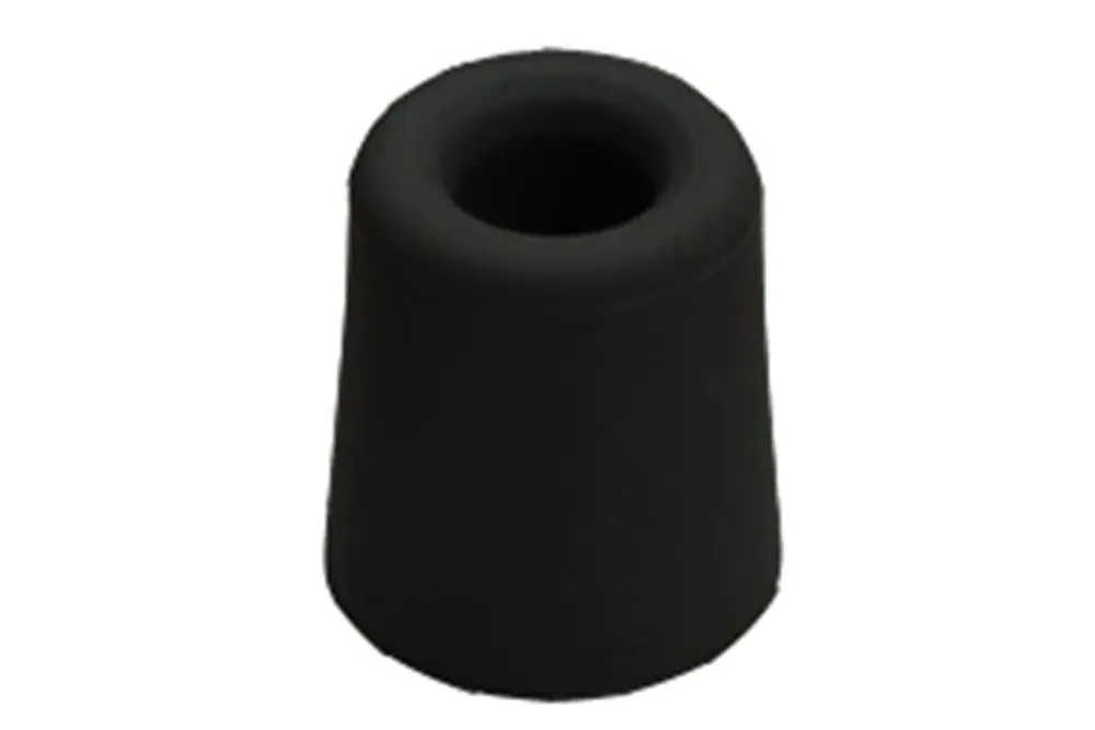 DBR 33 BE / DEURBUFFER RUBBER ZWART ø31X33MM