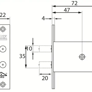 DSKG 6001B KD / INSTEEK-BIJZETSLOT DX SKG*®