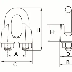 SDK D074108ZL / STAALDR.KLEM TYPE741 08MM VZ.