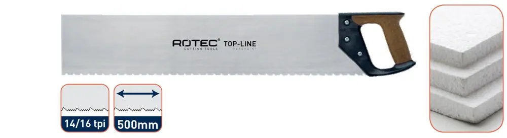 TOP-LINE ISOLATIEHANDZAAG 'TL10/500', L=500, 14/16 TPI