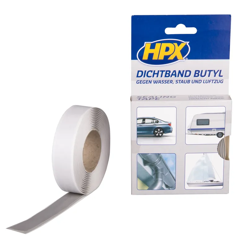 HPX BUTYL AFDICHTINGSTAPE - GRIJS 20MM X 3M