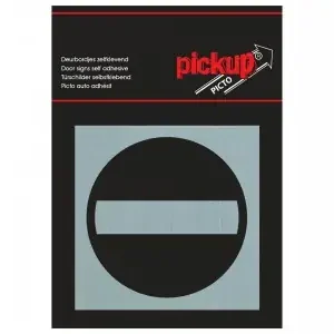 BORD ALULOOK VERBODEN TOEGANG PICTO 80X80 MM ZELFKLEVEND