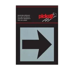 BORD ALULOOK PIJL PICTO 80X80 MM ZELFKLEVEND