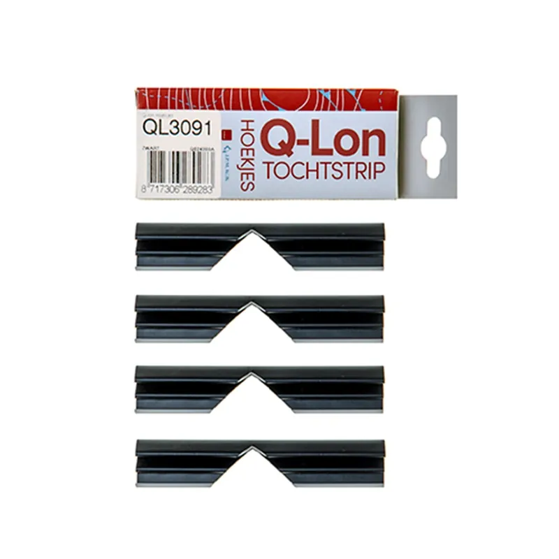 SCHLEGEL/Q-LON KADERDICHTING QL3091 ZWART 10 CM 4 HOEKEN