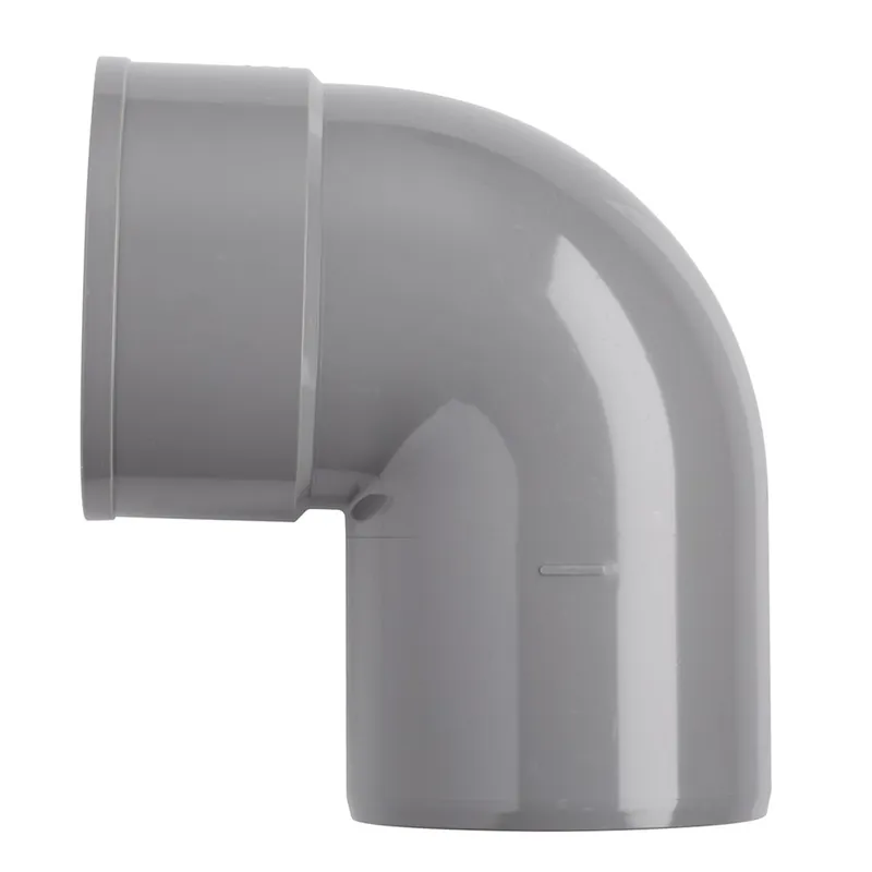 BOCHT PVC 1X LIJMMOF/VERJONGING Ø 125MM 90º
