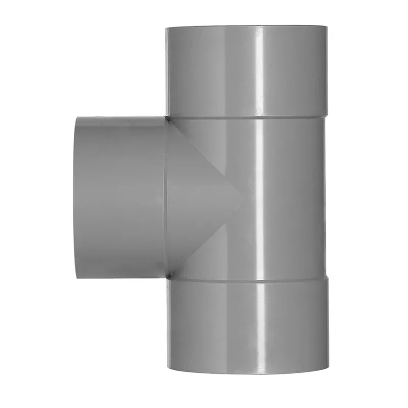 T-STUK PVC 3X LIJMMOF Ø 110MM 90°