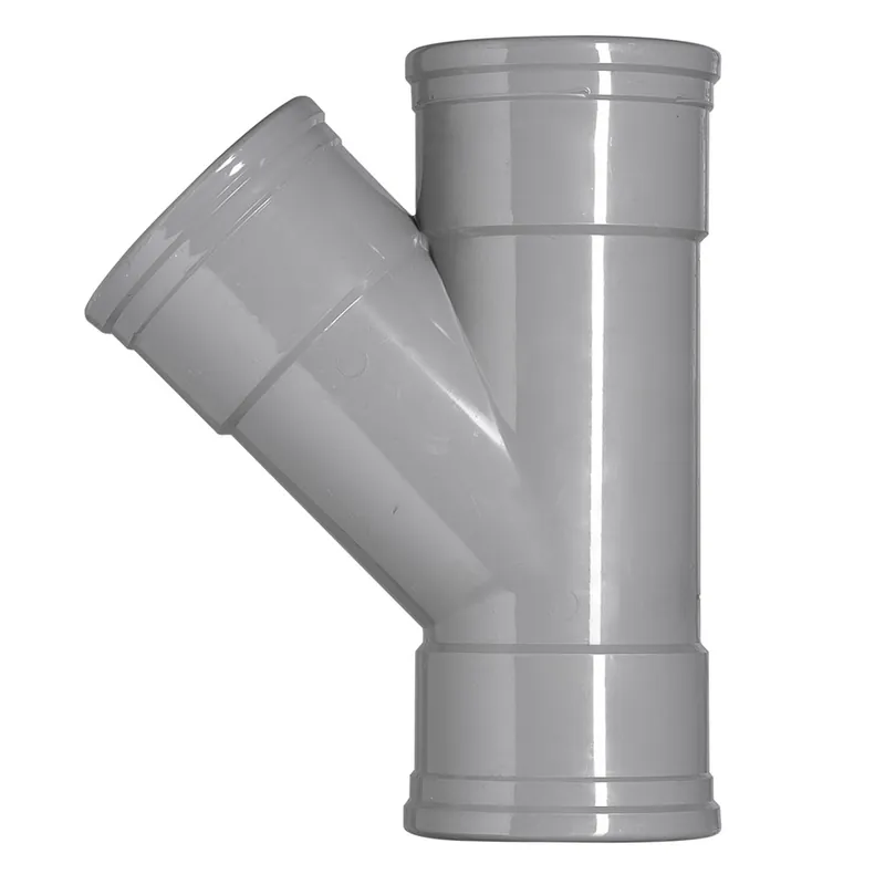 T-STUK PVC 3X MANCHETMOF Ø 110MM 45º
