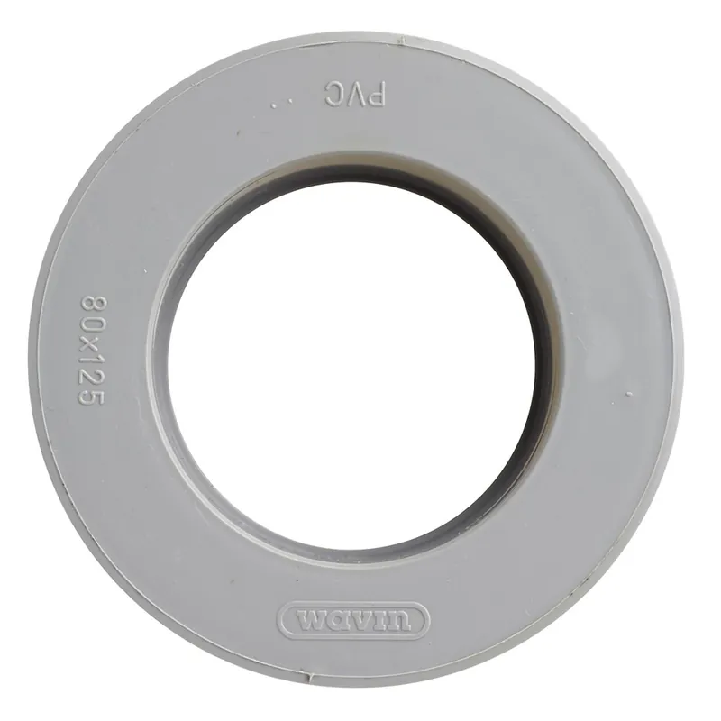 VERLOOPSTUK PVC 1X LIJMMOF Ø 80 MM X 125 MM