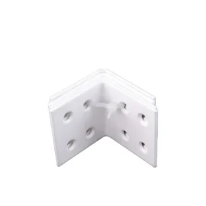 VERSTERKINGSHOEK 30X30MM WIT