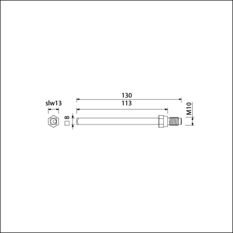 GELAGERDE WISSELSTIFT 8X130 MM AMI QUICK (8*113)