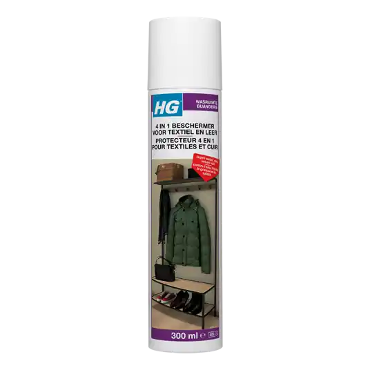 HG 4 IN 1 BESCHERMER VOOR TEXTIEL EN LEER 300 ML