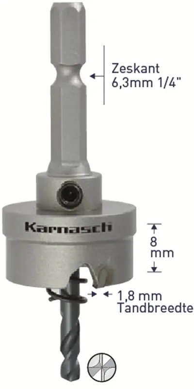 KARNASCH HM-GATZAAG EXTRA EASY-CUT 3/201025 29,0MM (COMPL.)