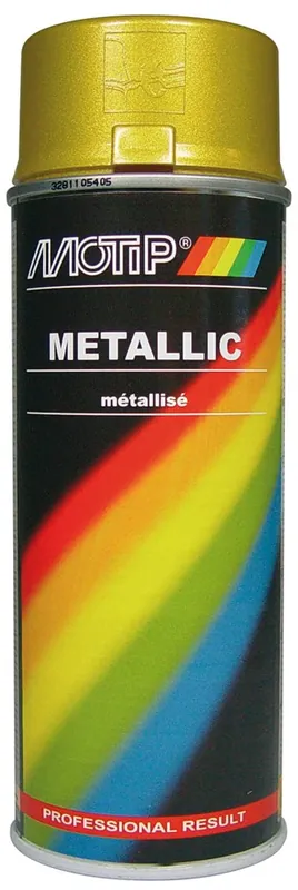 MOTIP METALLIC LAK GOUD 400 ML