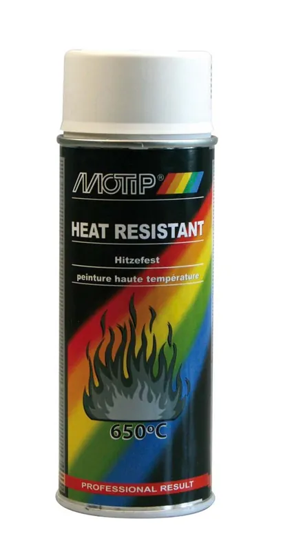 MOTIP HITTEBESTENDIGE LAK WIT 650°C 400 ML