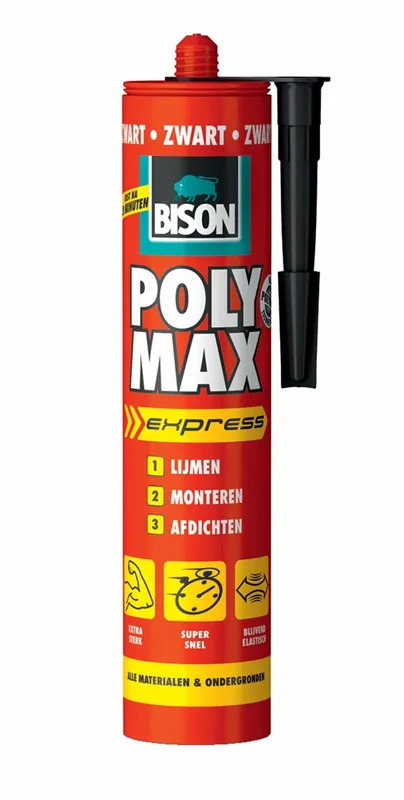 BISON POLY MAX® EXPRESS ZWART KOKER 425 G NL
