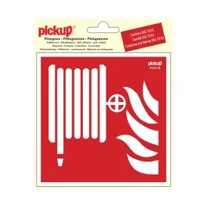 STICKER BRANDSLANG PICTO 150X150 MM