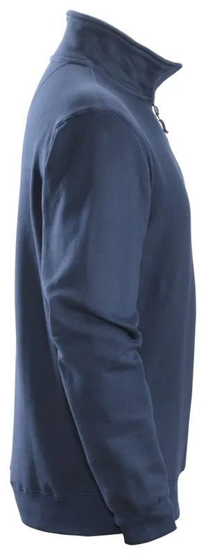 ½ ZIP SWEATSHIRT, DONKER BLAUW (9500), L