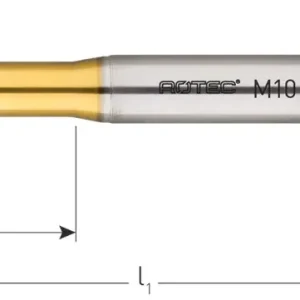 HSS-E PM ROLTAP, DIN 376, TIN-GECOAT, M16