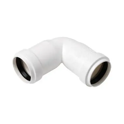 PP BOCHT 90º 32MM M/M WIT KOMO