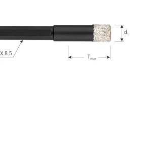 ROTEC DIAMANT TEGELBOOR 6-KANT 10.0 MM