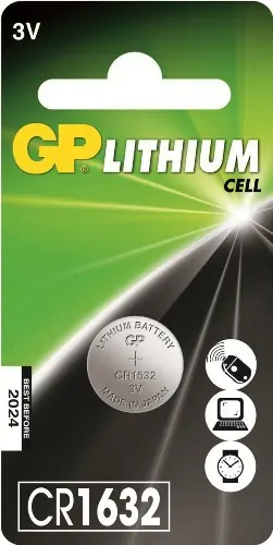 GP LITHIUM 1 X CR1632 3V