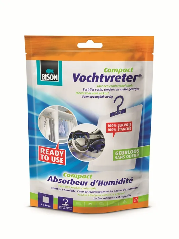 BISON VOCHTVRETER® COMPACT NEUTRAAL 100 G NL/FR