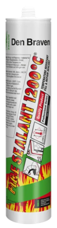 ZWALUW ZWALUW 1200° FIRE SEALANT ZWART, PATRONEN 310 ML/C12