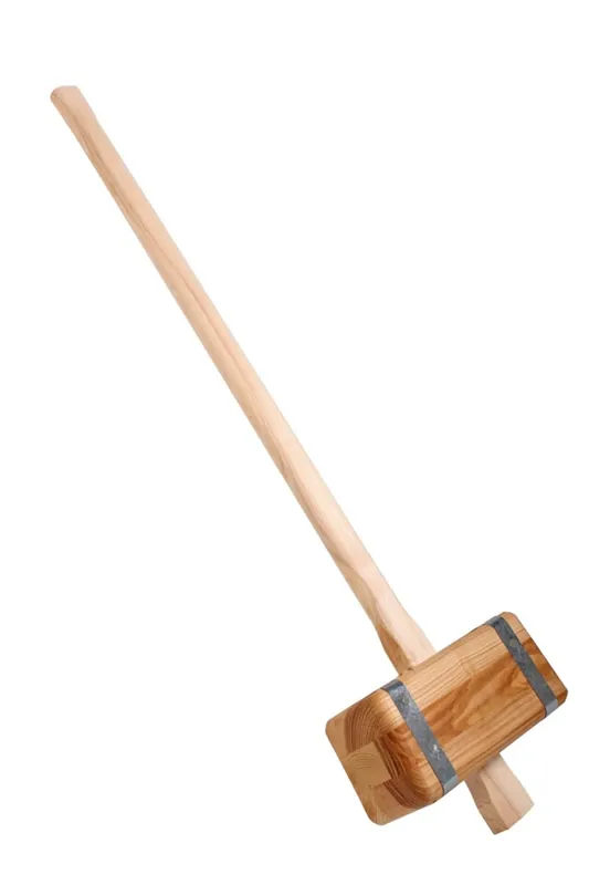 TUINHAMER - VIERKANT - ESSENHOUTEN STEEL - 110 CM
