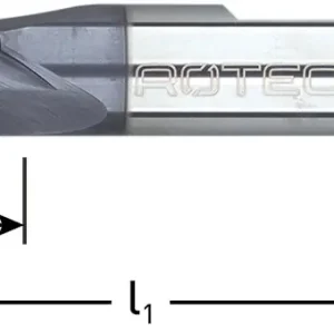 VHM UNIVERSEELFREES, SILVER-LINE, KORT, TIALN-GECOAT, ø10