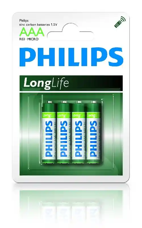 PHILIPS LONGLIFE 4 X AAA 1.5V
