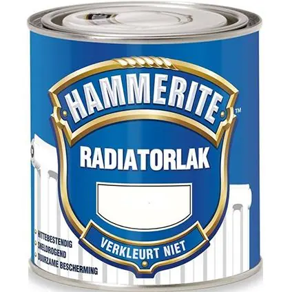 HAMMERITE RADIATORLAK WIT 250ML