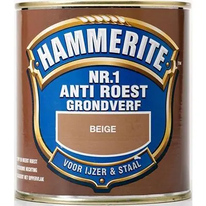 HAMMERITE ANTI-ROEST NR.1 BEIGE 250ML