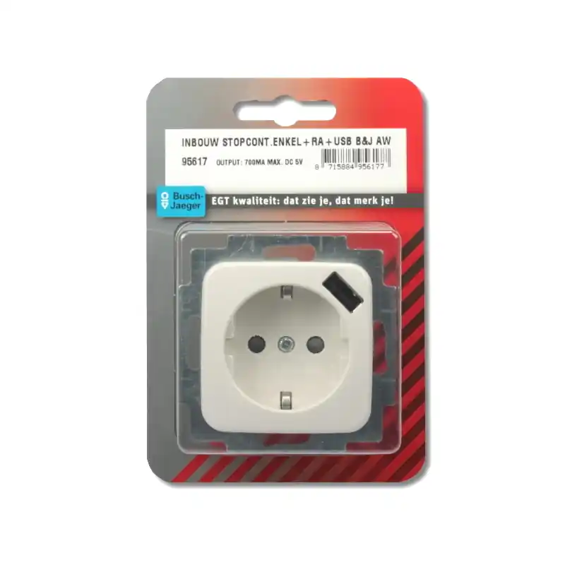 STOPCONT.ENKEL+RA+USB B&J REFLEX AW