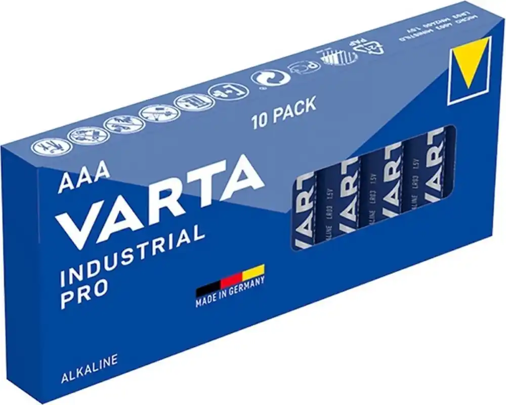 VARTA INDUSTRIAL PRO BATTERIJ AAA DOOS(10)