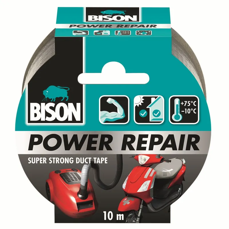 BISON POWER REPAIR GRIJS ROL 10 M NL/FR