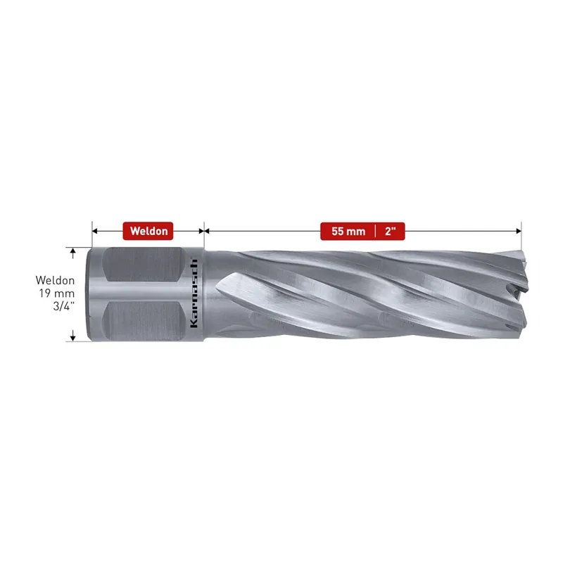 KARNASCH HSSXE KERNBOOR SILVER-LINE55 RAIL 21,0 MM