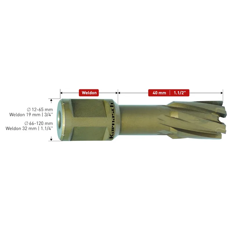 KARNASCH HM KERNBOOR HARD-LINE40 W/ 20.1315 68,0MM