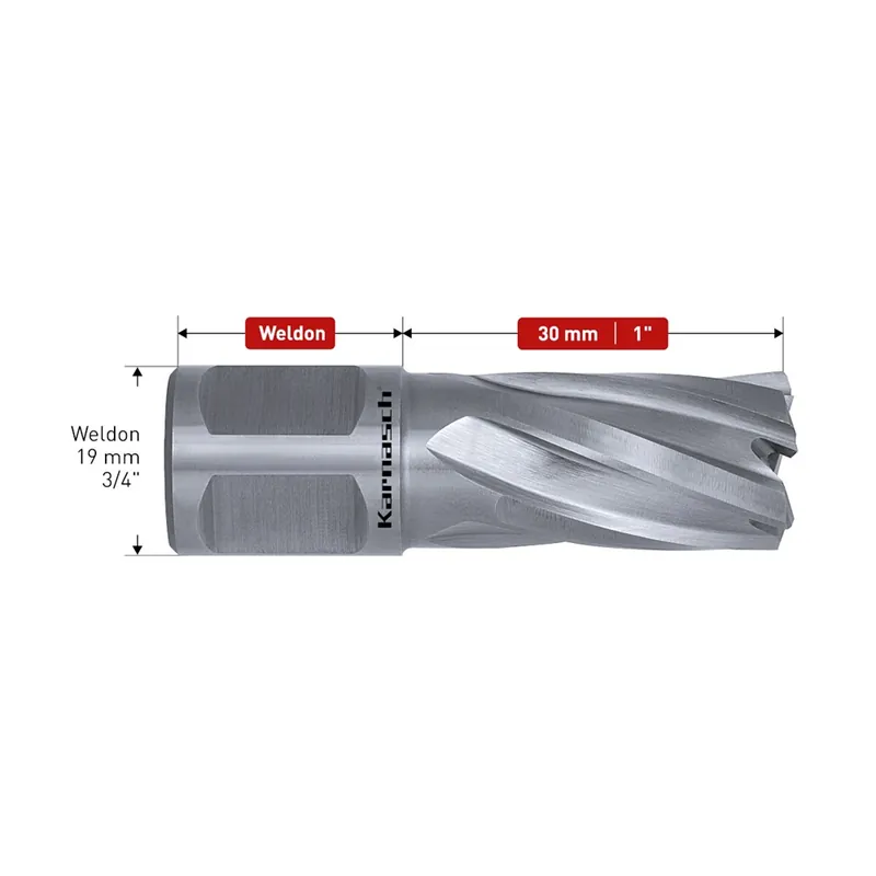 KARNASCH HSSXE KERNBOOR SILVER-LINE30 RAIL 26,0 MM