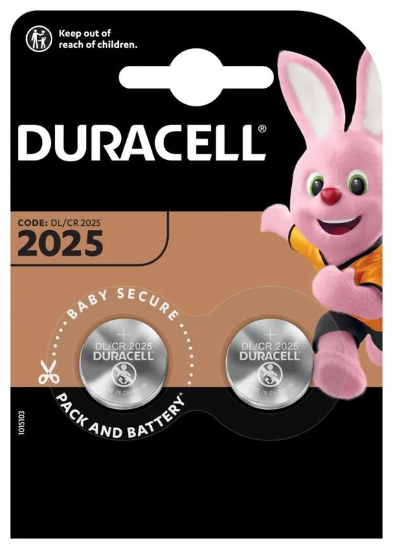 DURACELL KNOOPCELBATTERIJEN 2025 2ST.