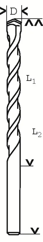 1X BETONBOOR CYL-3 SP 5,5X50X85