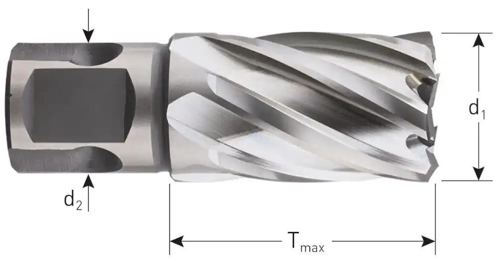 HSS-XE KERNBOOR SILVER-LINE, UNIVERSEEL 19, ø36X30