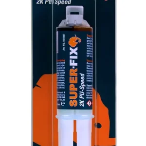 SUPER-FIX 2K PU SPEED 25ML ZWART BLISTER