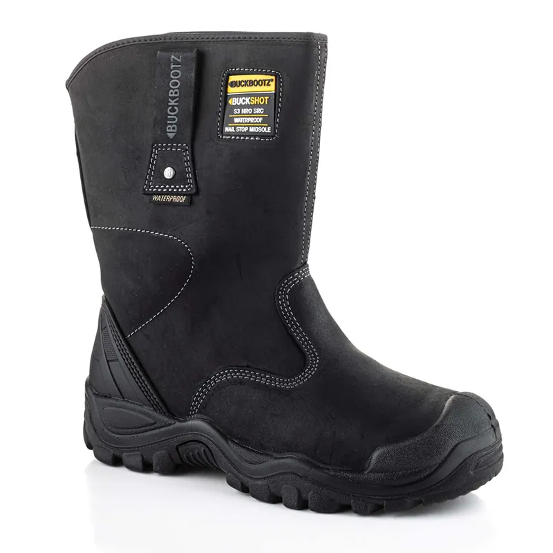 BUCKBOOTZ BUCKSHOT LAARS ZWART S3/HRO/WRU/SRC MT 43