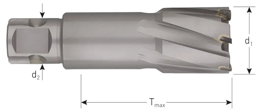 HM KERNBOOR HARD-LINE, UNIVERSEEL 19, ø26X55