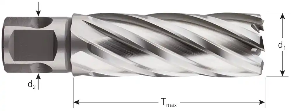 HSS-XE KERNBOOR SILVER-LINE, UNIVERSEEL 19, ø29X55