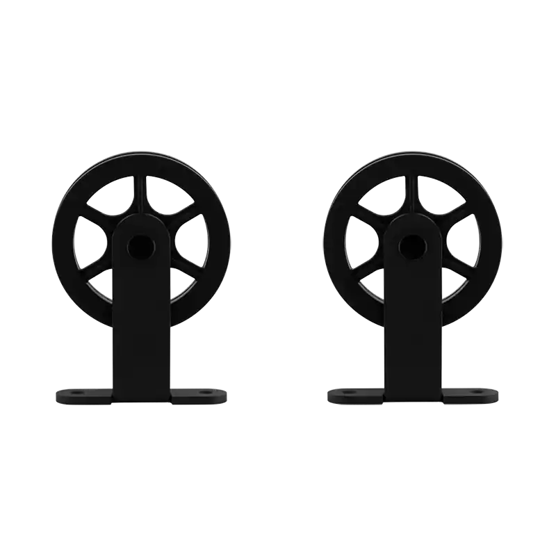 GPF0503.61 SCHUIFDEURHANGER SET SUURI ZWART T.B.V. EXTRA DEUR