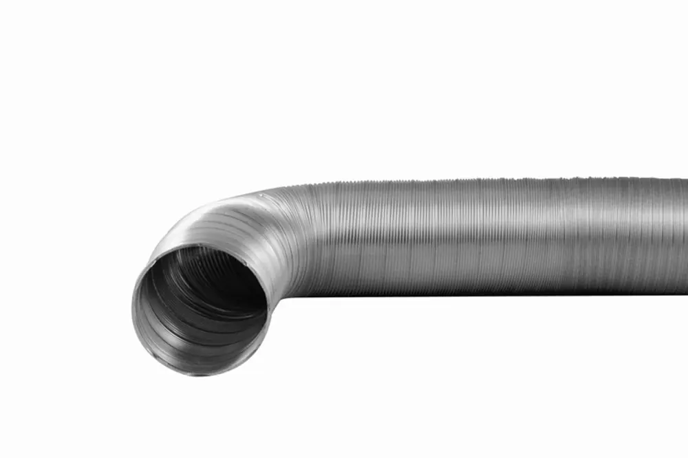 ALU SEMIDEC AFVOERSLANG ø127MM 1,5M