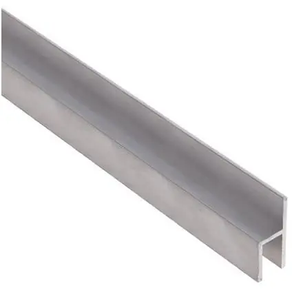 STOELPROFIEL ALUMINIUM  26X8X1,5  1 METER