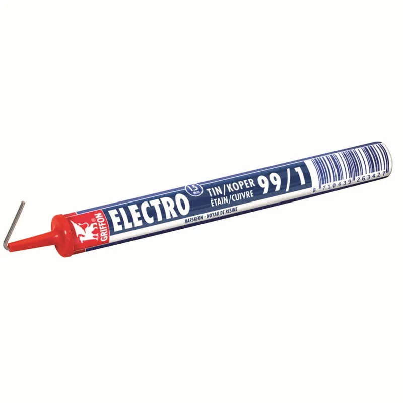 GRIFFON ELECTRO DRAADSOLDEER TIN/KOPER 99/1 HARSKERN ø 1.5 MM BLISTER