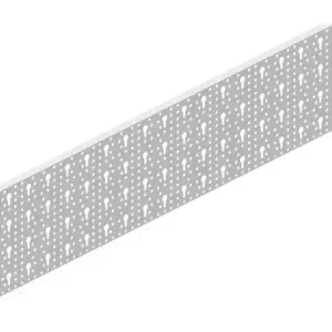 WANDPLAAT SLEUTELPERF.80X20CM WIT 2ST 11400-00004